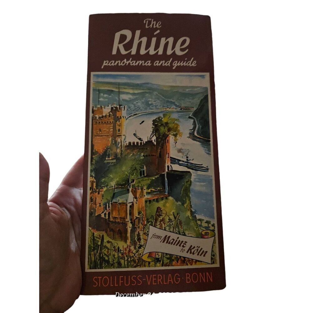 The Rhine panorama and guide from Maine and Koln by Stollfuss-verlag Bonn